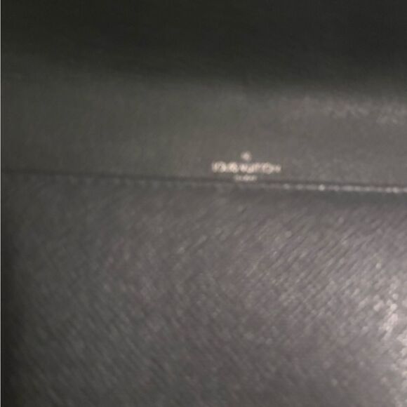Good Vintage LOUIS VUITTON Pochette Kourad Episea Taiga Clutch Bag